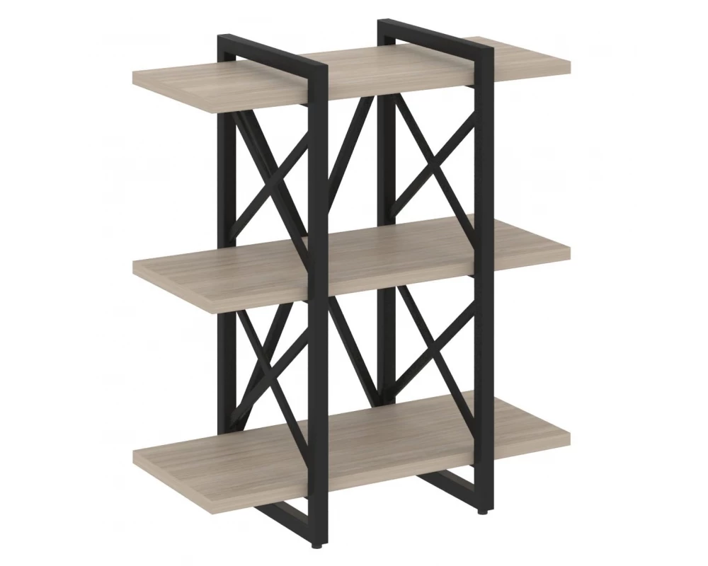 Стеллаж на регулируемых опорах - 3 полки V 800х400х910 Лофт / Loft