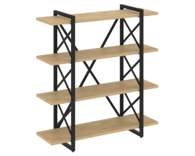 Стеллаж на регулируемых опорах - 4 полки 1200х400х1280 Лофт / Loft images