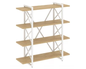 Стеллаж на регулируемых опорах - 4 полки 1200х400х1280 Лофт / Loft images