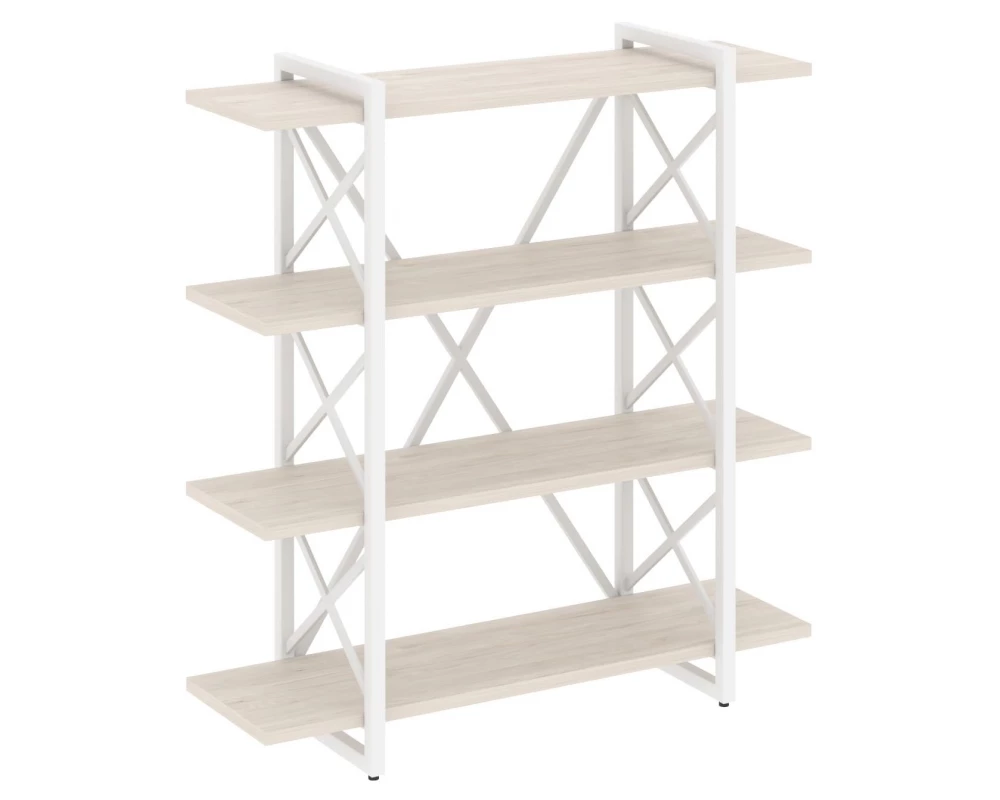 Стеллаж на регулируемых опорах - 4 полки 1200х400х1280 Лофт / Loft