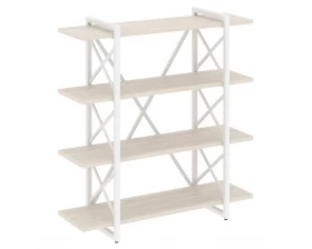 Стеллаж на регулируемых опорах - 4 полки 1200х400х1280 Лофт / Loft images