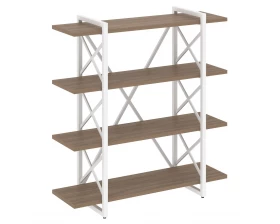 Стеллаж на регулируемых опорах - 4 полки 1200х400х1280 Лофт / Loft images