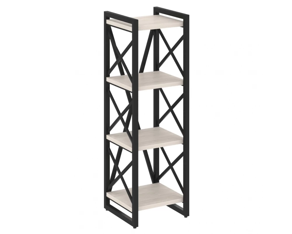 Стеллаж на регулируемых опорах - 4 полки 400х400х1280 Лофт / Loft