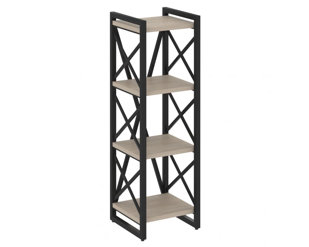 Стеллаж на регулируемых опорах - 4 полки 400х400х1280 Лофт / Loft