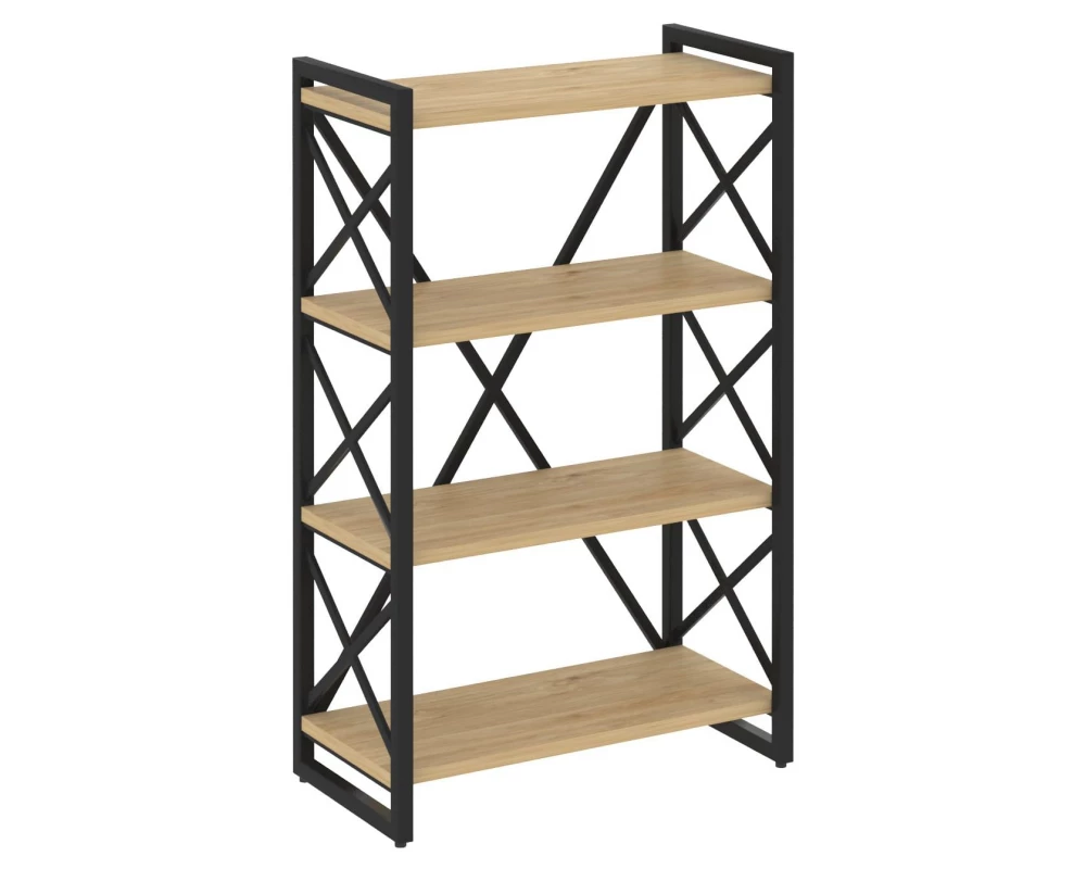 Стеллаж на регулируемых опорах - 4 полки 800х400х1280 Лофт / Loft