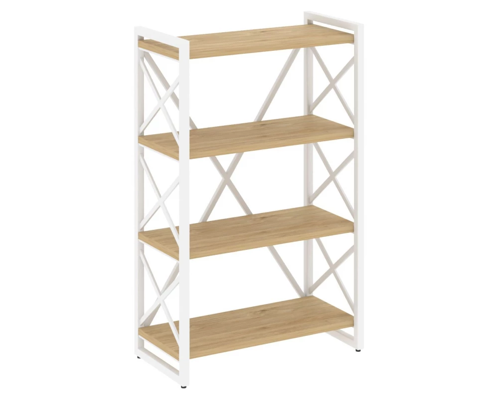 Стеллаж на регулируемых опорах - 4 полки 800х400х1280 Лофт / Loft