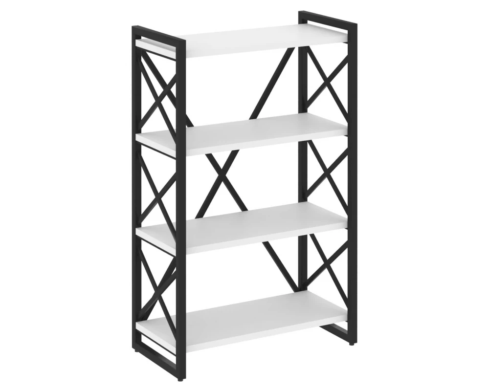 Стеллаж на регулируемых опорах - 4 полки 800х400х1280 Лофт / Loft