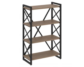 Стеллаж на регулируемых опорах - 4 полки 800х400х1280 Лофт / Loft images