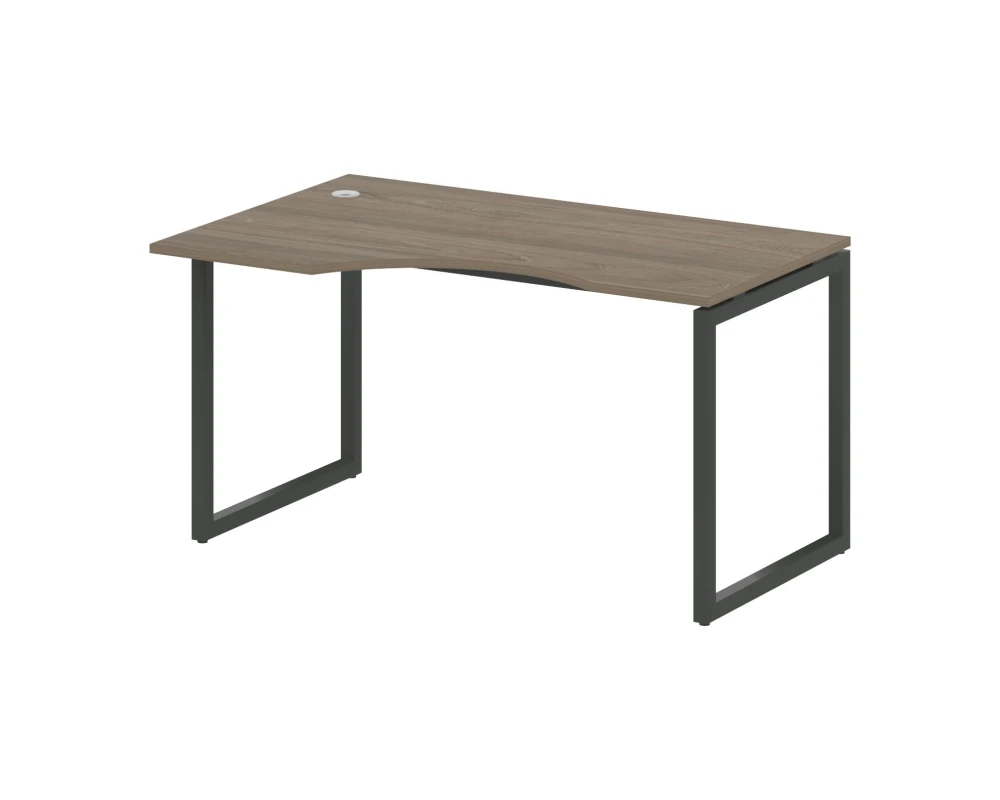 Стол криволинейный левый на О-образном м/к 1400x900x750 Метал Систем Куатро 4х4 / Metal System Quattro 4x4