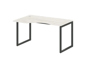 Стол криволинейный левый на О-образном м/к 1400x900x750 Метал Систем Куатро 4х4 / Metal System Quattro 4x4 images