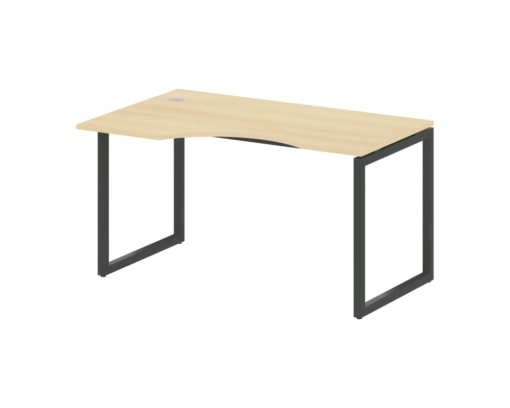 Стол криволинейный левый на О-образном м/к 1400x900x750 Метал Систем Куатро 4х4 / Metal System Quattro 4x4