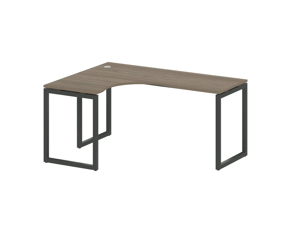 Стол криволинейный левый на О-образном м/к 1600x1200x750 Метал Систем Куатро 4х4 / Metal System Quattro 4x4