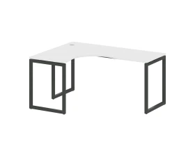 Стол криволинейный левый на О-образном м/к 1600x1200x750 Метал Систем Куатро 4х4 / Metal System Quattro 4x4 images