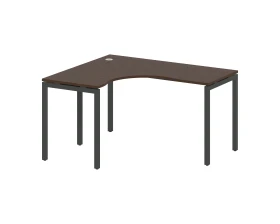Стол криволинейный левый на П-образном м/к 1400x1200x750 Метал Систем Куатро 4х4 / Metal System Quattro 4x4 images