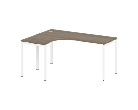 Стол криволинейный левый на П-образном м/к 1600x1200x750 Метал Систем Куатро 4х4 / Metal System Quattro 4x4 images