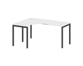 Стол криволинейный левый на П-образном м/к 1600x1200x750 Метал Систем Куатро 4х4 / Metal System Quattro 4x4 images