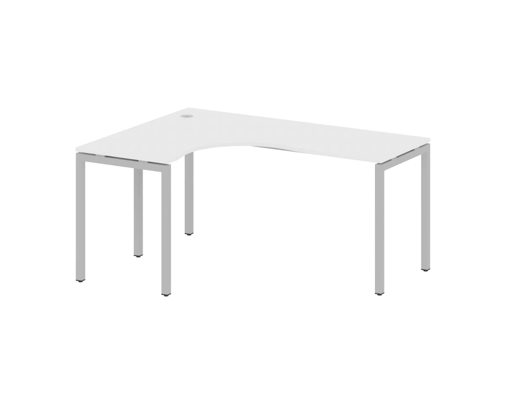 Стол криволинейный левый на П-образном м/к 1600x1200x750 Метал Систем Куатро 4х4 / Metal System Quattro 4x4