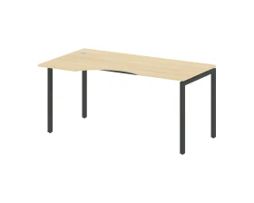 Стол криволинейный левый на П-образном м/к 1600x900x750 Метал Систем Куатро 4х4 / Metal System Quattro 4x4 images