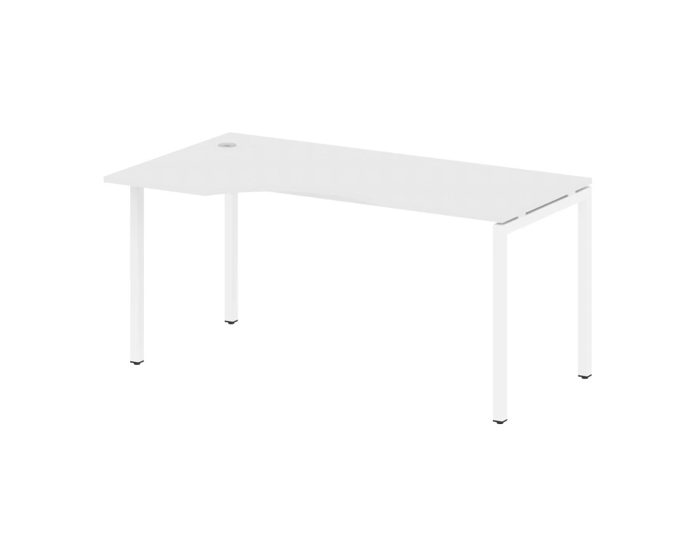 Стол криволинейный левый на П-образном м/к 1600x900x750 Метал Систем Куатро 4х4 / Metal System Quattro 4x4