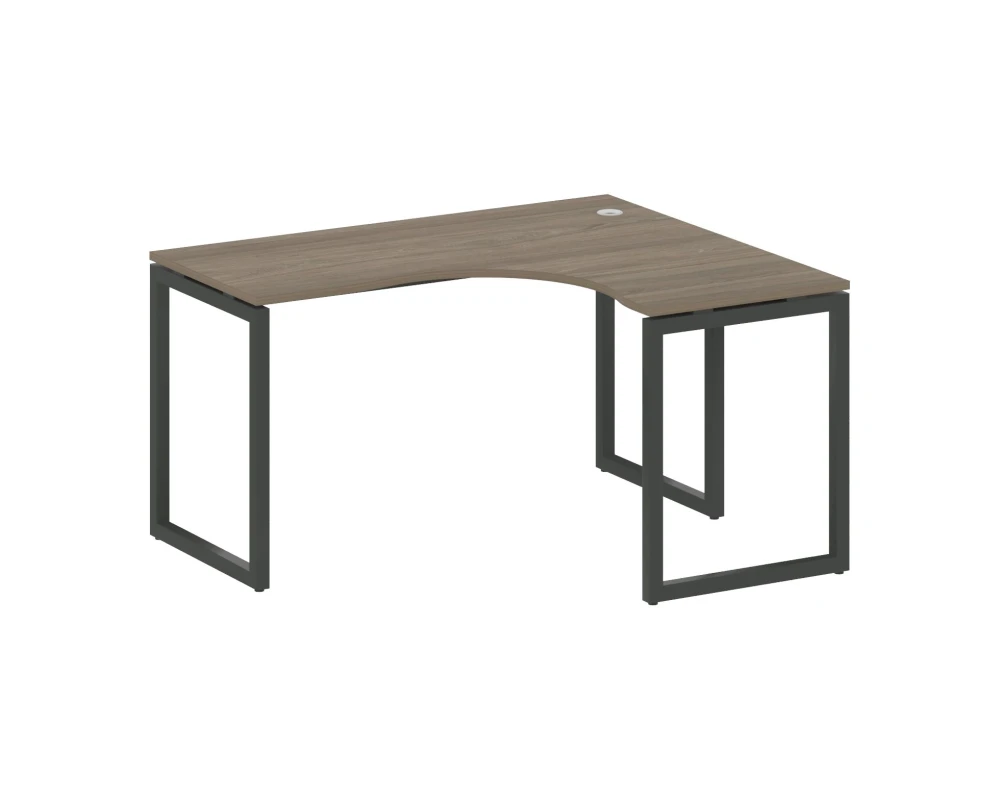 Стол криволинейный правый на О-образном м/к 1400x1200x750 Метал Систем Куатро 4х4 / Metal System Quattro 4x4