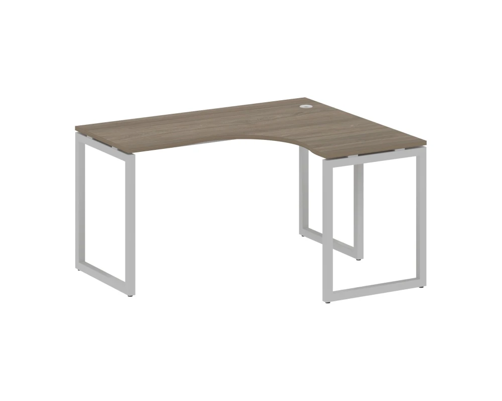 Стол криволинейный правый на О-образном м/к 1400x1200x750 Метал Систем Куатро 4х4 / Metal System Quattro 4x4