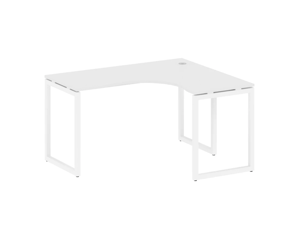 Стол криволинейный правый на О-образном м/к 1400x1200x750 Метал Систем Куатро 4х4 / Metal System Quattro 4x4