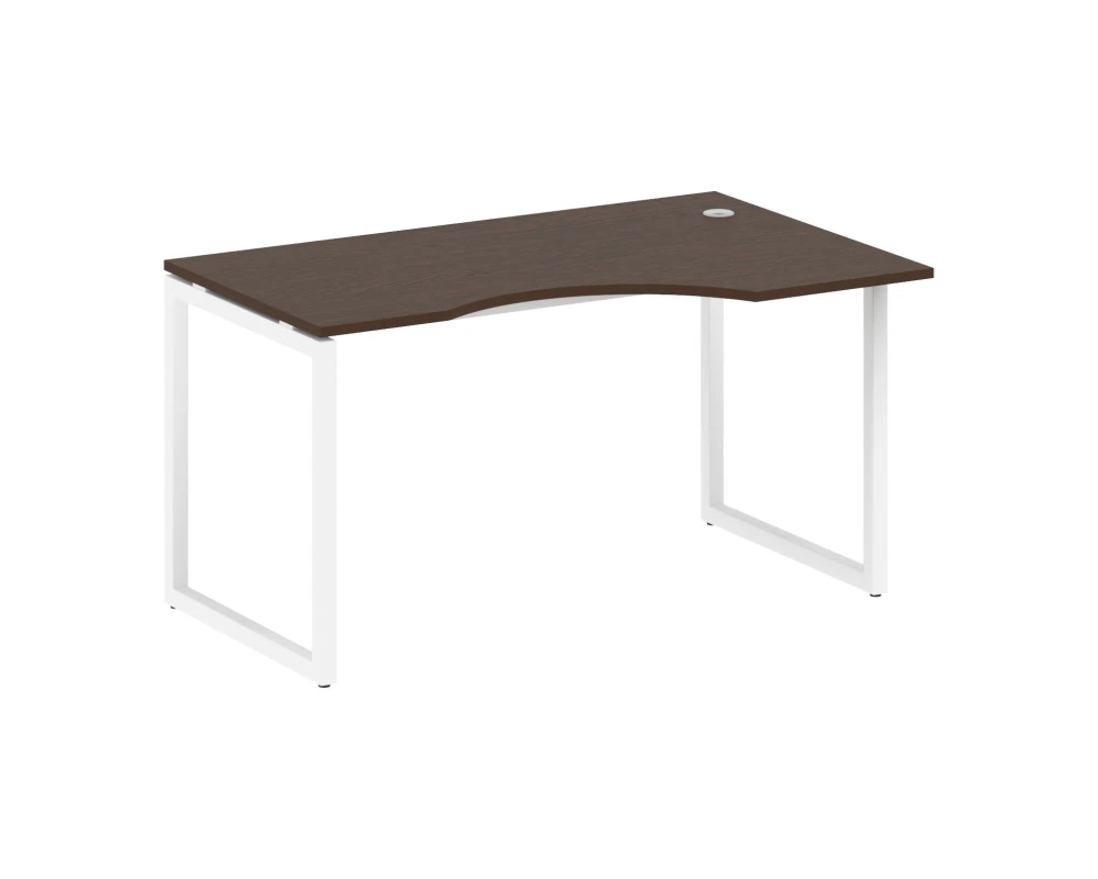 Стол криволинейный правый на О-образном м/к 1400x900x750 Метал Систем Куатро 4х4 / Metal System Quattro 4x4