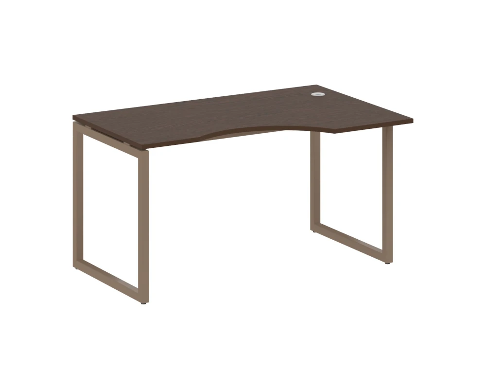 Стол криволинейный правый на О-образном м/к 1400x900x750 Метал Систем Куатро 4х4 / Metal System Quattro 4x4