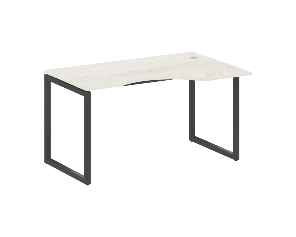 Стол криволинейный правый на О-образном м/к 1400x900x750 Метал Систем Куатро 4х4 / Metal System Quattro 4x4