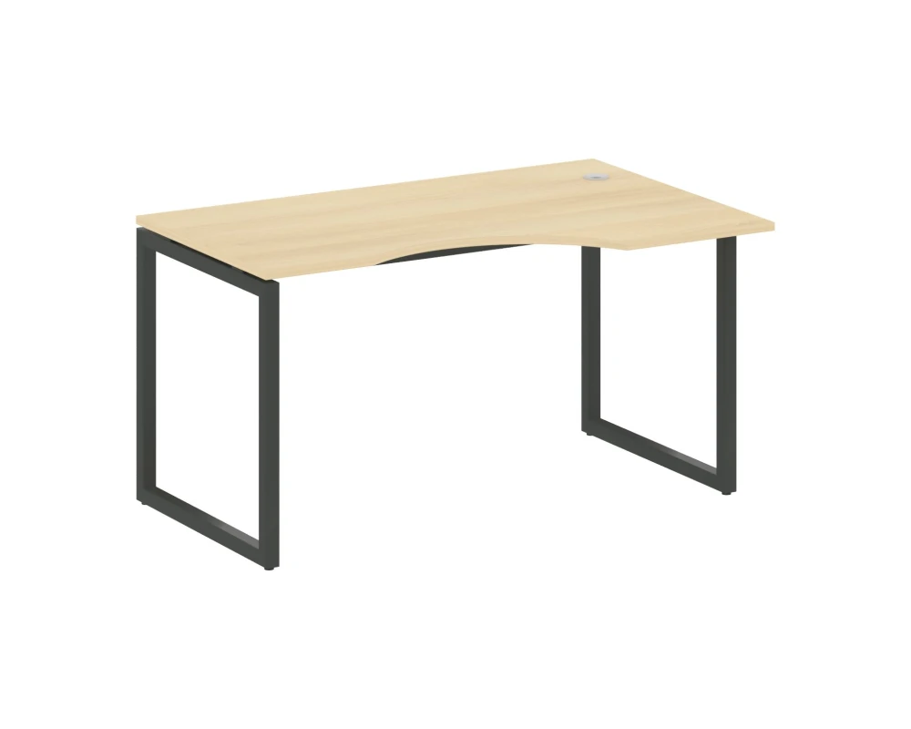 Стол криволинейный правый на О-образном м/к 1400x900x750 Метал Систем Куатро 4х4 / Metal System Quattro 4x4