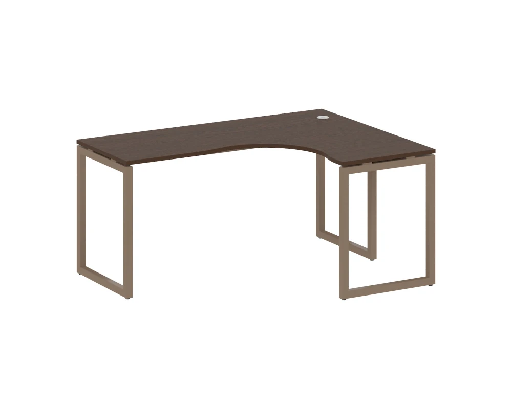 Стол криволинейный правый на О-образном м/к 1600x1200x750 Метал Систем Куатро 4х4 / Metal System Quattro 4x4