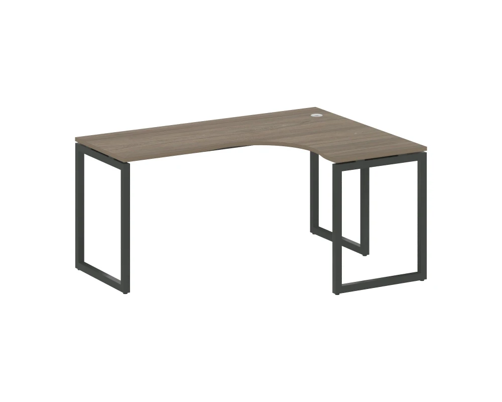 Стол криволинейный правый на О-образном м/к 1600x1200x750 Метал Систем Куатро 4х4 / Metal System Quattro 4x4