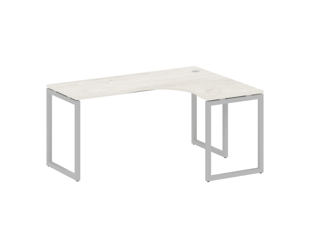 Стол криволинейный правый на О-образном м/к 1600x1200x750 Метал Систем Куатро 4х4 / Metal System Quattro 4x4