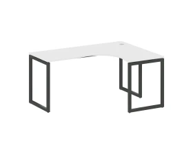 Стол криволинейный правый на О-образном м/к 1600x1200x750 Метал Систем Куатро 4х4 / Metal System Quattro 4x4 images
