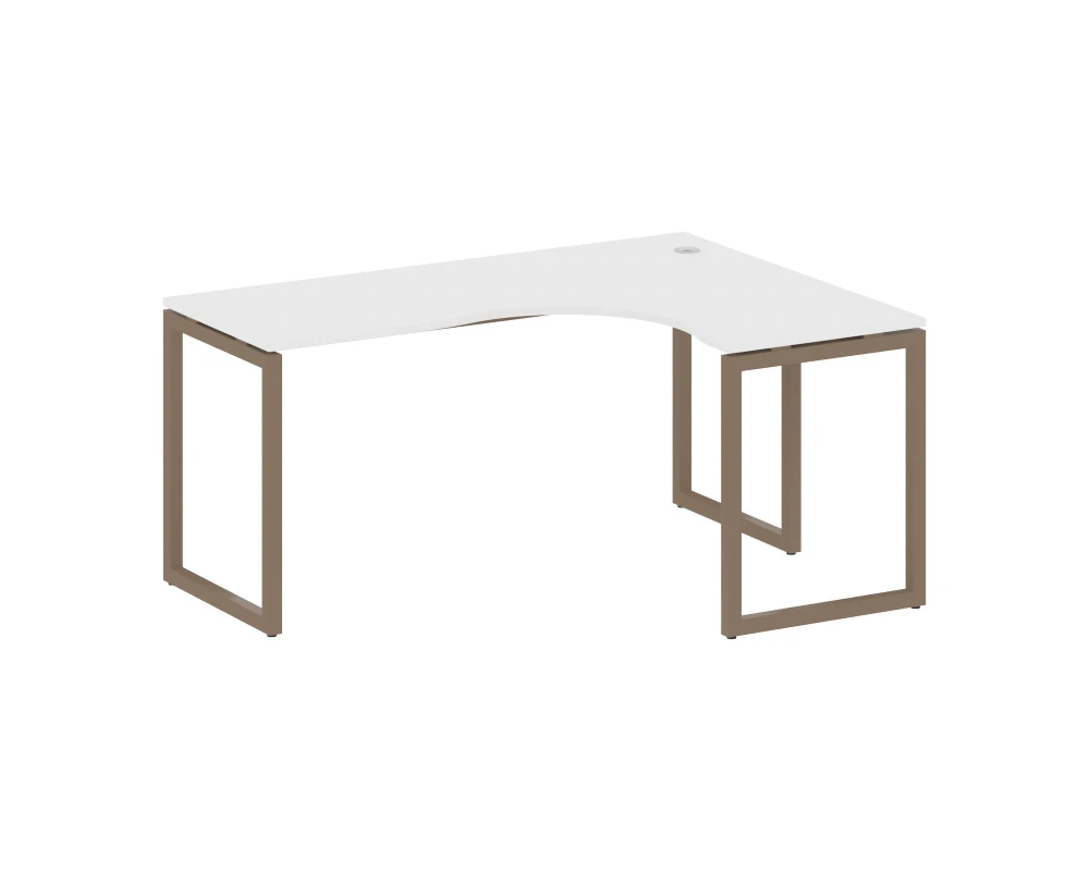 Стол криволинейный правый на О-образном м/к 1600x1200x750 Метал Систем Куатро 4х4 / Metal System Quattro 4x4