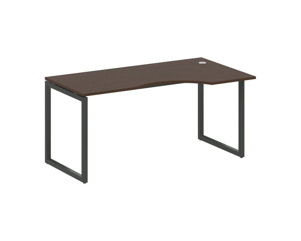 Стол криволинейный правый на О-образном м/к 1600x900x750 Метал Систем Куатро 4х4 / Metal System Quattro 4x4