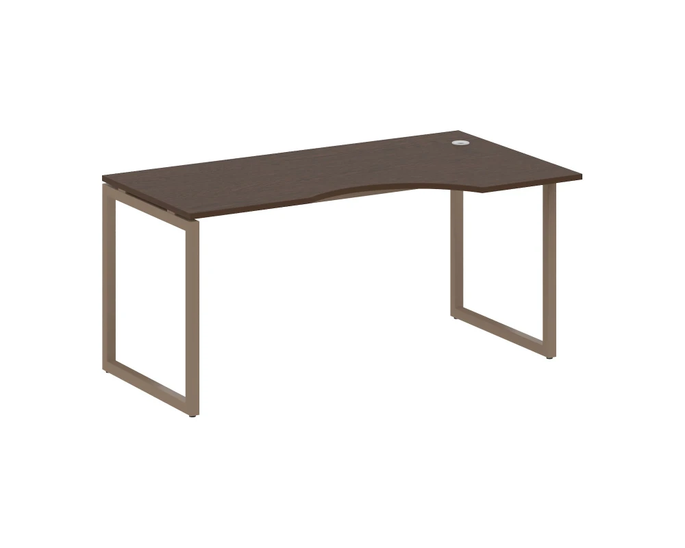 Стол криволинейный правый на О-образном м/к 1600x900x750 Метал Систем Куатро 4х4 / Metal System Quattro 4x4