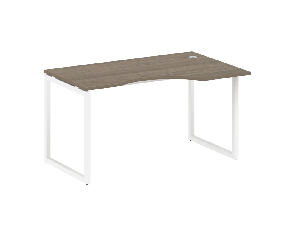 Стол криволинейный правый на О-образном м/к 1600x900x750 Метал Систем Куатро 4х4 / Metal System Quattro 4x4