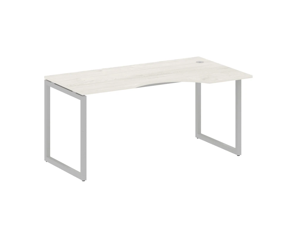 Стол криволинейный правый на О-образном м/к 1600x900x750 Метал Систем Куатро 4х4 / Metal System Quattro 4x4