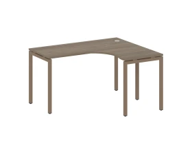 Стол криволинейный правый на П-образном м/к 1400x1200x750 Метал Систем Куатро 4х4 / Metal System Quattro 4x4 images
