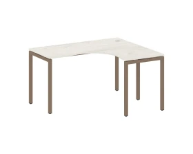 Стол криволинейный правый на П-образном м/к 1400x1200x750 Метал Систем Куатро 4х4 / Metal System Quattro 4x4 images