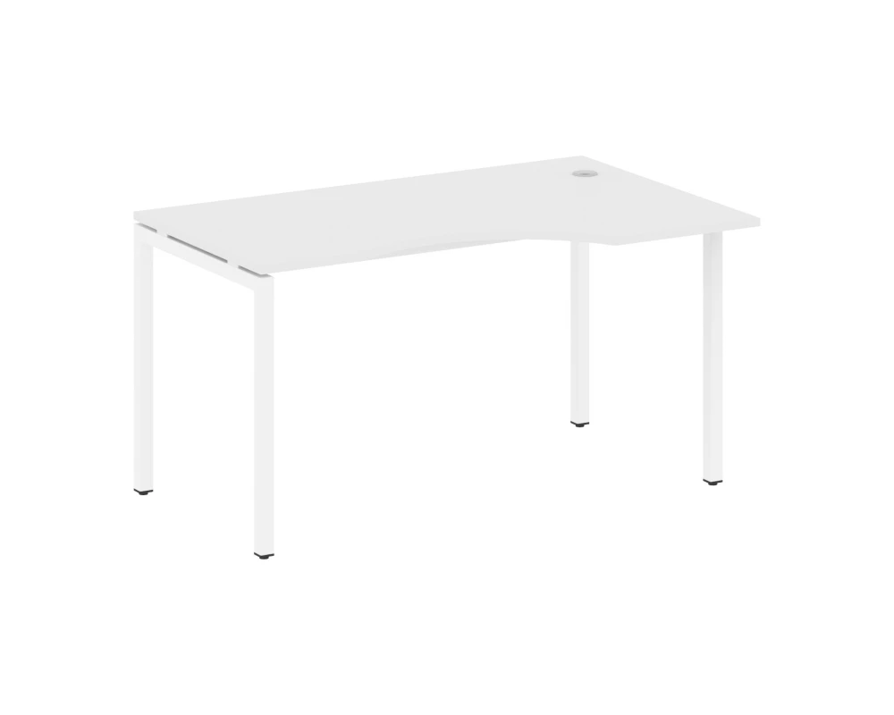 Стол криволинейный правый на П-образном м/к 1400x900x750 Метал Систем Куатро 4х4 / Metal System Quattro 4x4