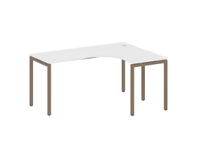 Стол криволинейный правый на П-образном м/к 1600x1200x750 Метал Систем Куатро 4х4 / Metal System Quattro 4x4 images