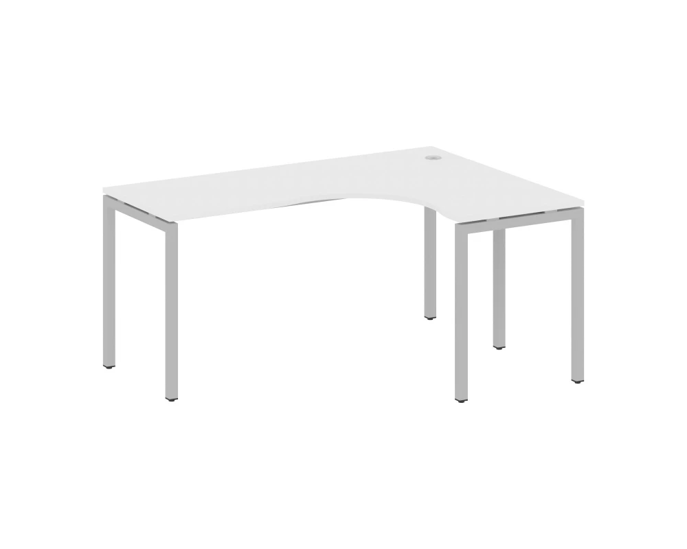 Стол криволинейный правый на П-образном м/к 1600x1200x750 Метал Систем Куатро 4х4 / Metal System Quattro 4x4