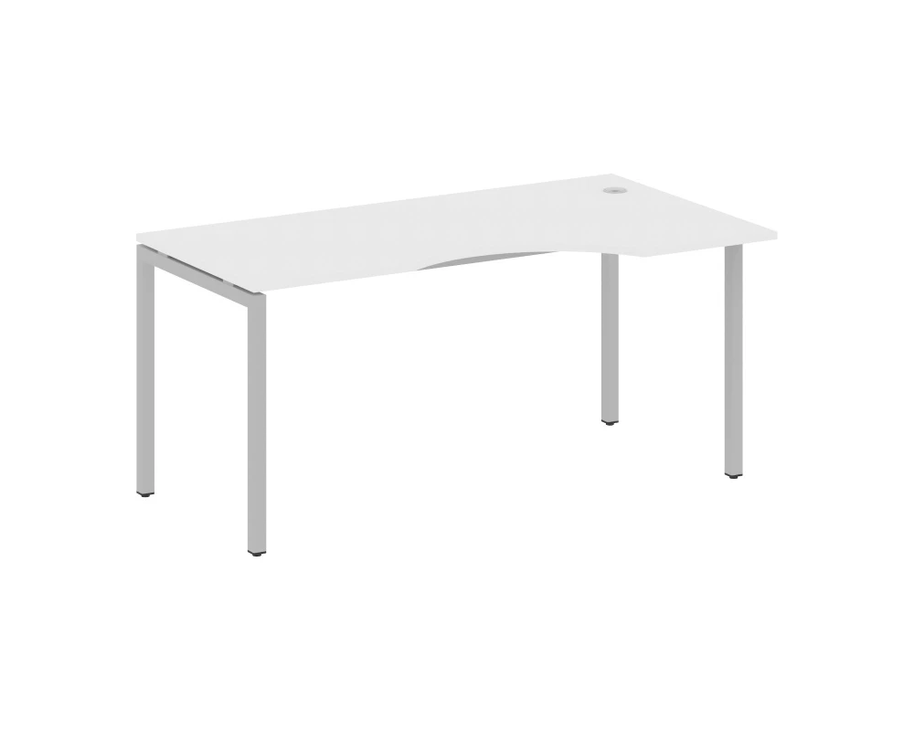 Стол криволинейный правый на П-образном м/к 1600x900x750 Метал Систем Куатро 4х4 / Metal System Quattro 4x4