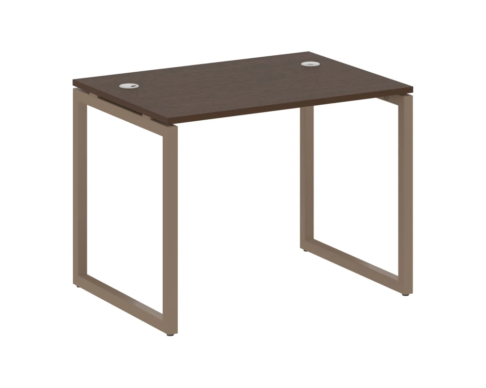 Стол письменный на О-образном м/к 1000x720x750 Метал Систем Куатро 4х4 / Metal System Quattro 4x4