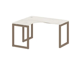 Стол криволинейный левый на О-образном м/к 1400x1200x750 Метал Систем Куатро 5x5 / Metal System Quattro 5x5 images