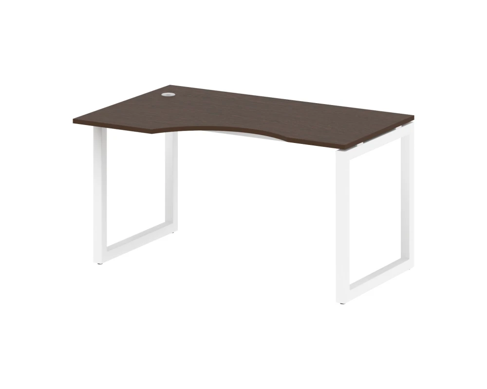 Стол криволинейный левый на О-образном м/к 1400x900x750 Метал Систем Куатро 5x5 / Metal System Quattro 5x5