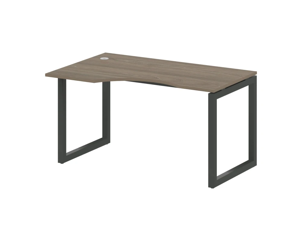 Стол криволинейный левый на О-образном м/к 1400x900x750 Метал Систем Куатро 5x5 / Metal System Quattro 5x5