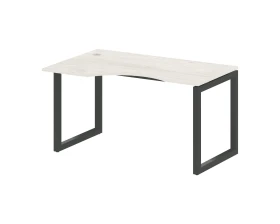 Стол криволинейный левый на О-образном м/к 1400x900x750 Метал Систем Куатро 5x5 / Metal System Quattro 5x5 images